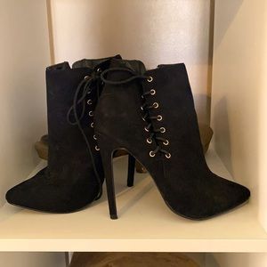 Suede Karina Booties